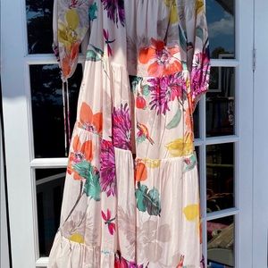 Trina Turk Floral tiered dress